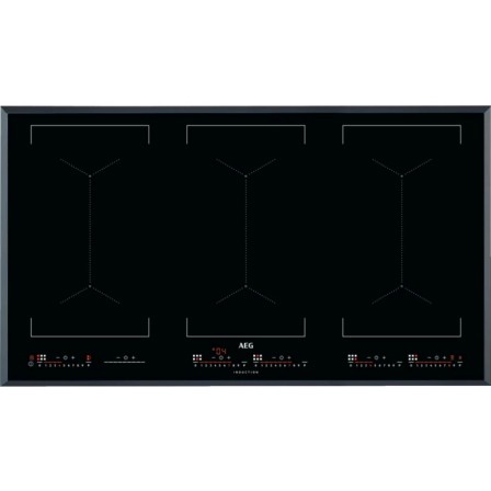 INDUCTION IKE96654FB 6*ZONE DONT 3*MULTI 11*KW 91CM  NOIR AEG