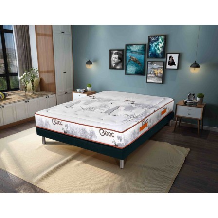 MATELAS ANTOINE 160X200 754 RESSORTS ENSACHES + VISCO EP26 EBAC