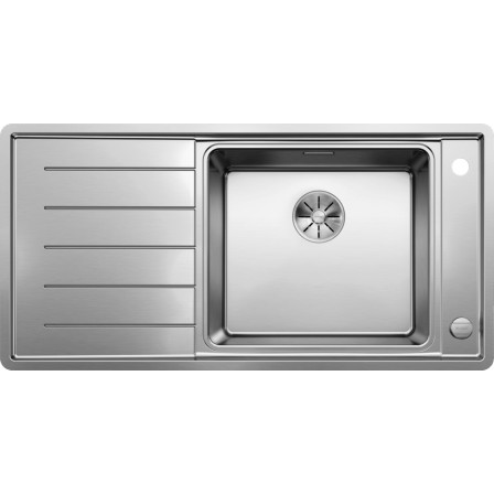 EVIER ANDANOXL 6S-IF 522999 EGOUT GAUCHE INOX BLANCO