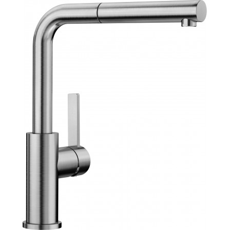 MITIGEUR LANORA-S 523123 DOUCHETTE INOX BROSSÉ BLANCO