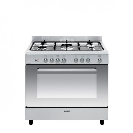 CUISINIERE GE960CBIX2 5*GAZ 90CM MULTI CATA INOX A GLEM