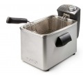 FRITEUSE DO458FR 4L 3000W CUVE AMOVIBLE INOX DOMO