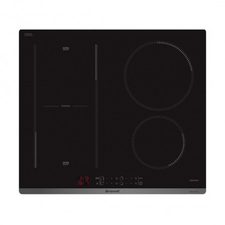 INDUCTION BPI6428UB 3*ZONE 7 2KW DONT 1*DUO ZONE NOIR BRANDT