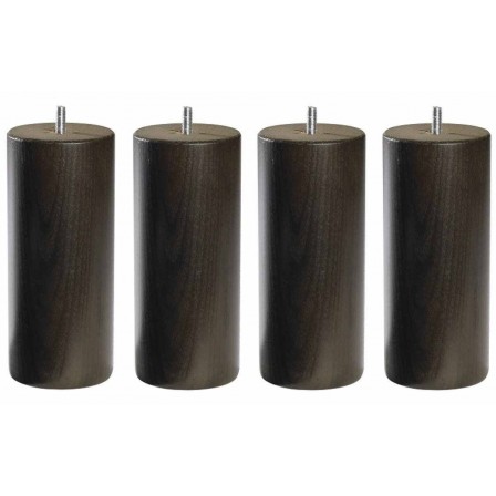 LOT 4*PIED B  19*CM CYLINDRIQUE WENGE AMIEL