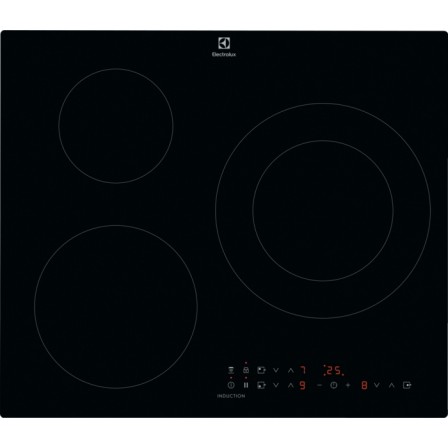 INDUCTION IDE6342KC 3*ZONE 7 2*KW CONNECTEE NOIR ELECTROLUX P