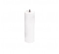 LOT 4*PIED B 18*CM CYLINDRIQUE BLANC AMIEL 