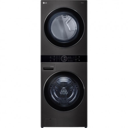 COLONNE LAVAGE F761TOWERB 1100T 17*KG ET SECHAGE 16*KG NOIR E LG 