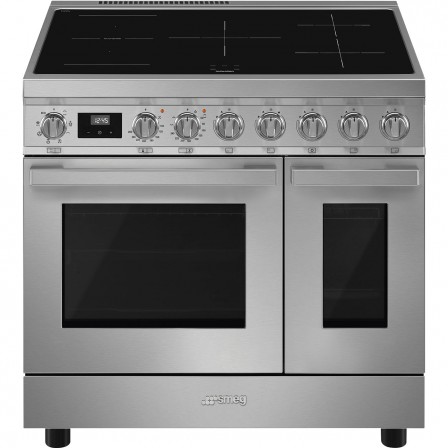 INDUCTION CPF92IMX 5*ZONE 2*FOURS 90CM MULTI VAPOR CLEAN A INOX SMEG