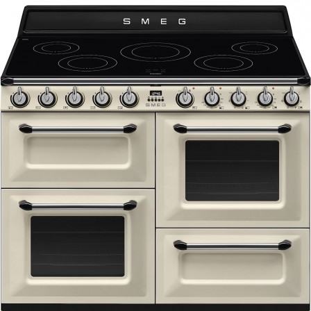 INDUCTION TR4110IP2 5*ZONE 2*FOUR 110CM A CREME SMEG