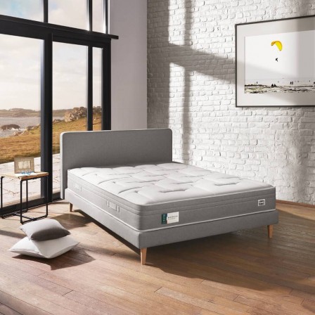 MATELAS GENERATION 160X200 MI-FERME EP26 820 RESSORTS SENSOFT SIMMONS