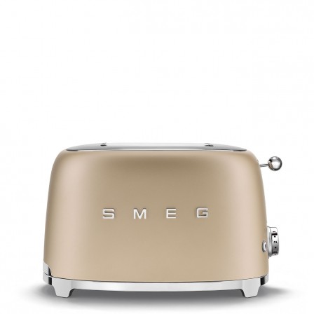 GRILLE PAIN TSF01CHMEU 2*TRANCHE OR MAT SMEG