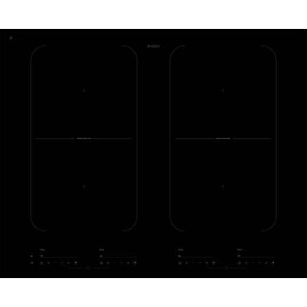 INDUCTION HI1655G 2*ZONE FLEX 7 4KW 64CM NOIR ASKO