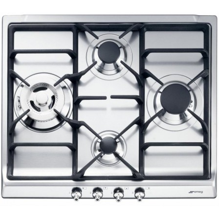 PLAQUE SER60SGH3 4*GAZ INOX SMEG